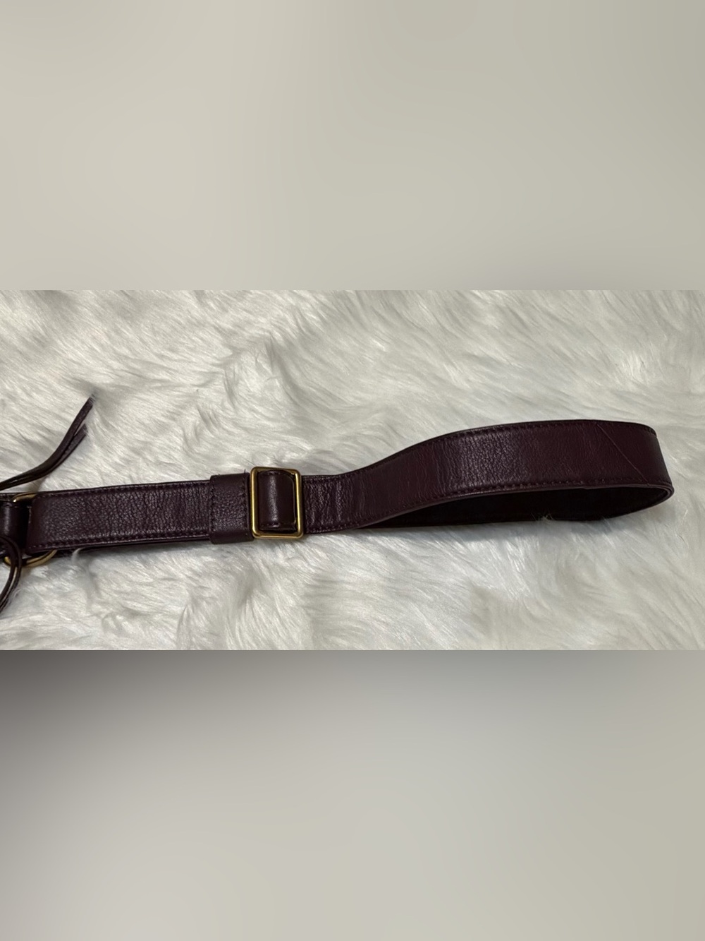 HOBO Fern Sling Mulberry Glaze Leather Crossbody - Picture 12 of 14